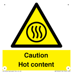 Caution Hot content